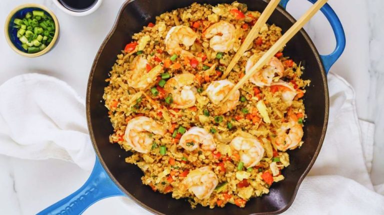 Shrimp Cauliflower Fried Rice